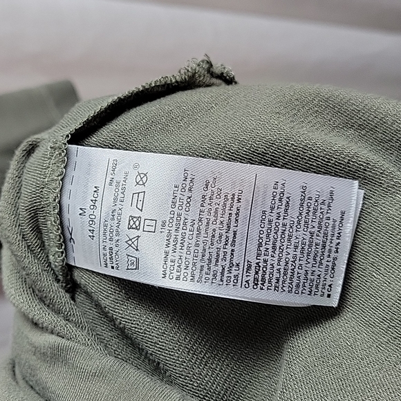 Banana Republic Sage Green Long Sleeve Cowl Neck Size M - Picture 5 of 6